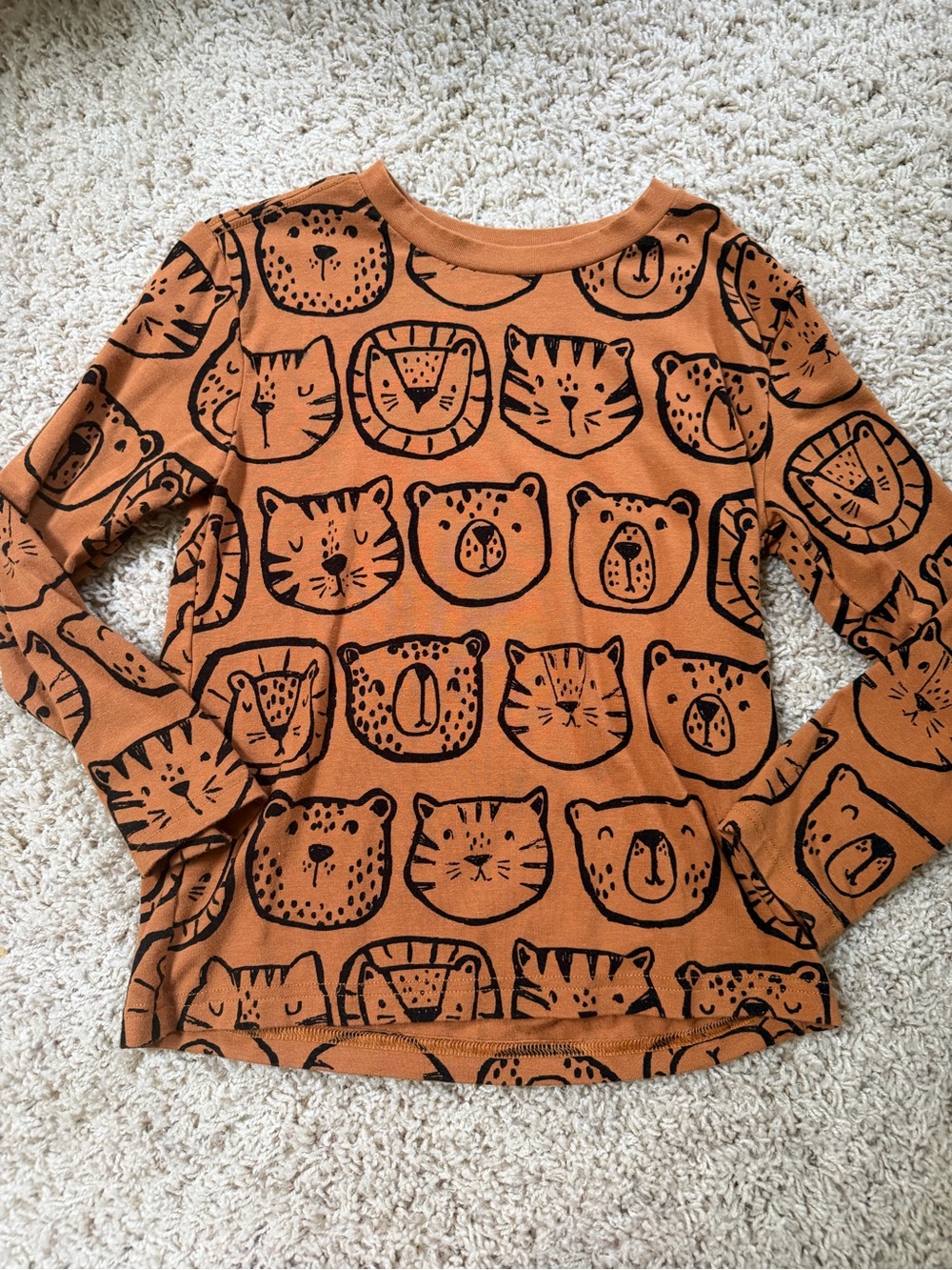 Little Sleepies Lions, Tigers, Bears play shirt
